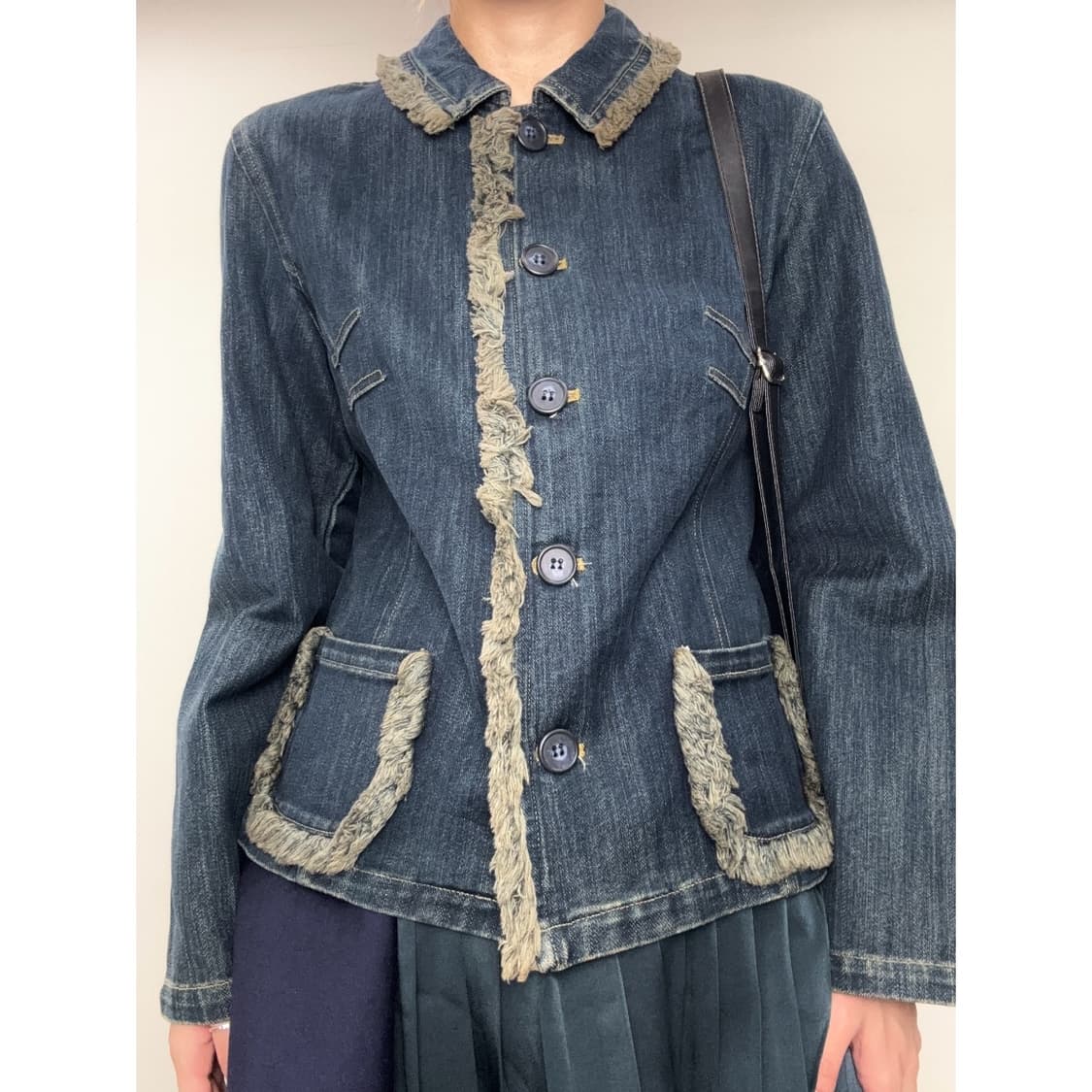 빈티지 데님 자켓 상품이미지1