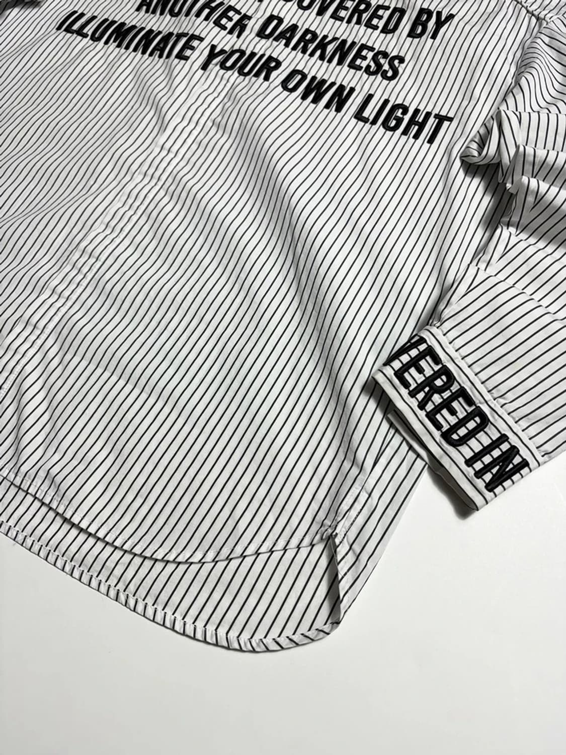 준지 JUUN.J 17SS 스트라이프 레터링 오버 셔츠 R2372 상품이미지3