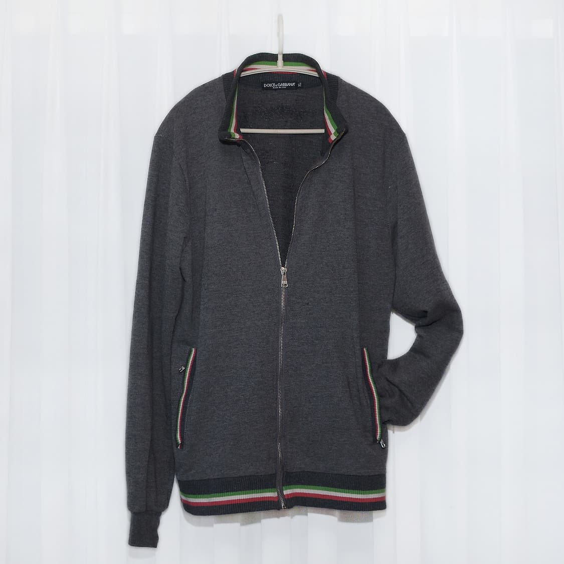 돌체앤가바나 (D&G) 이태리 삼선 라이닝 코튼집업 자켓 (95-100) 상품이미지1
