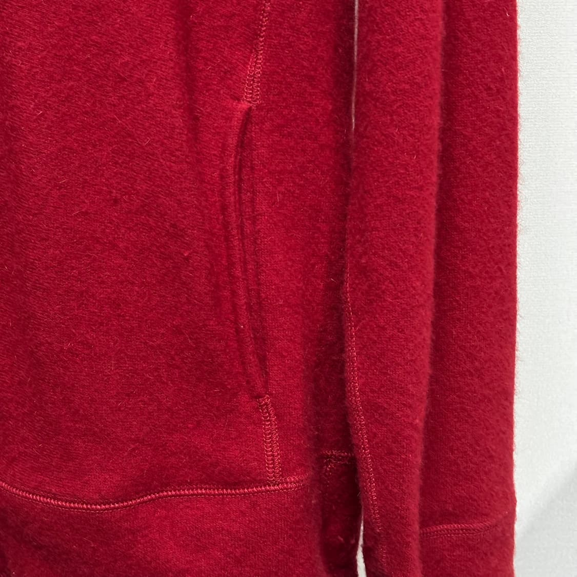 3) 요지야마모토 와이즈 앙고라 니트 후드 레드 상품이미지3