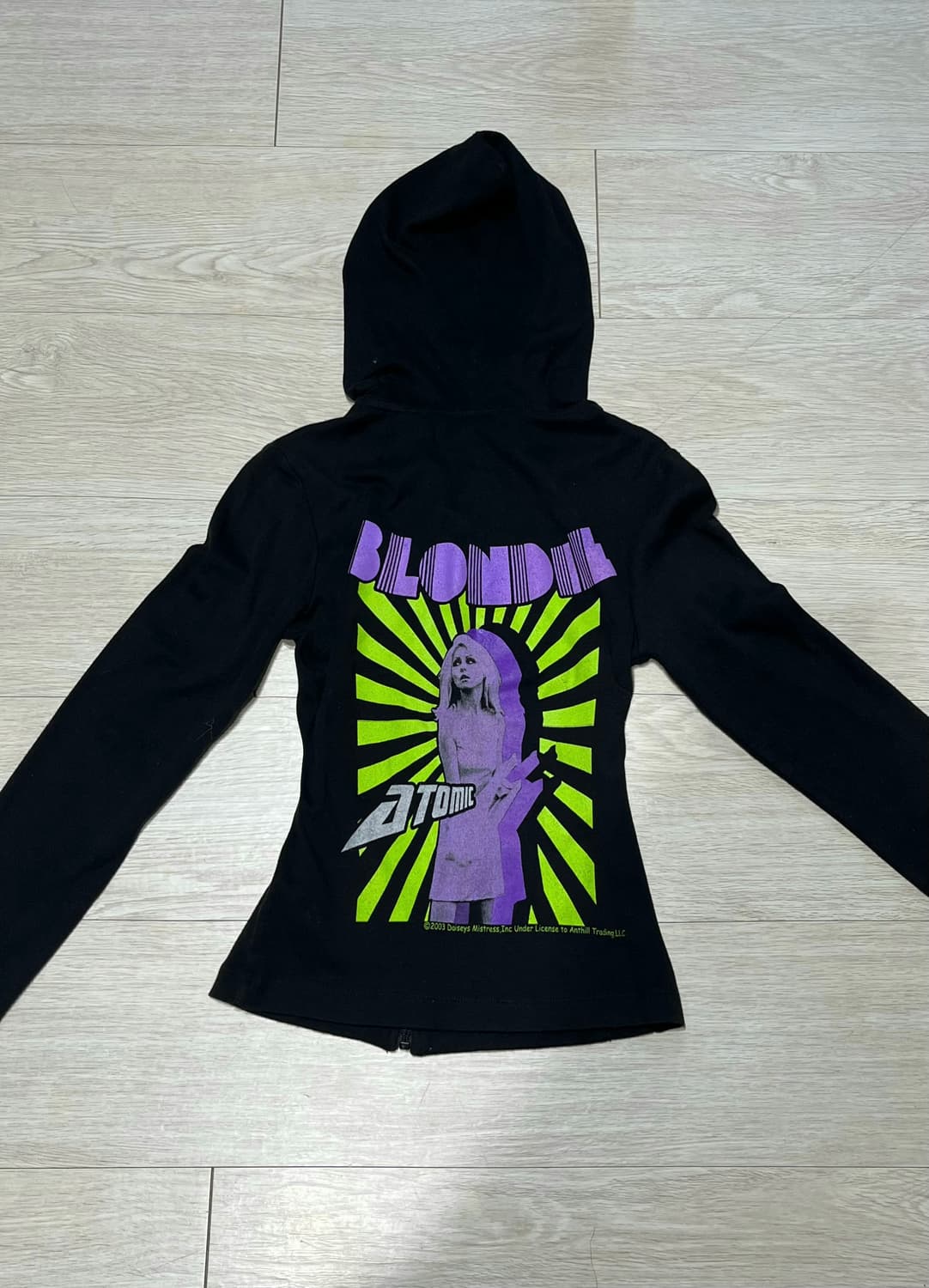 Sourpuss 블론디 밴드 레트로 후드집업 상품이미지1