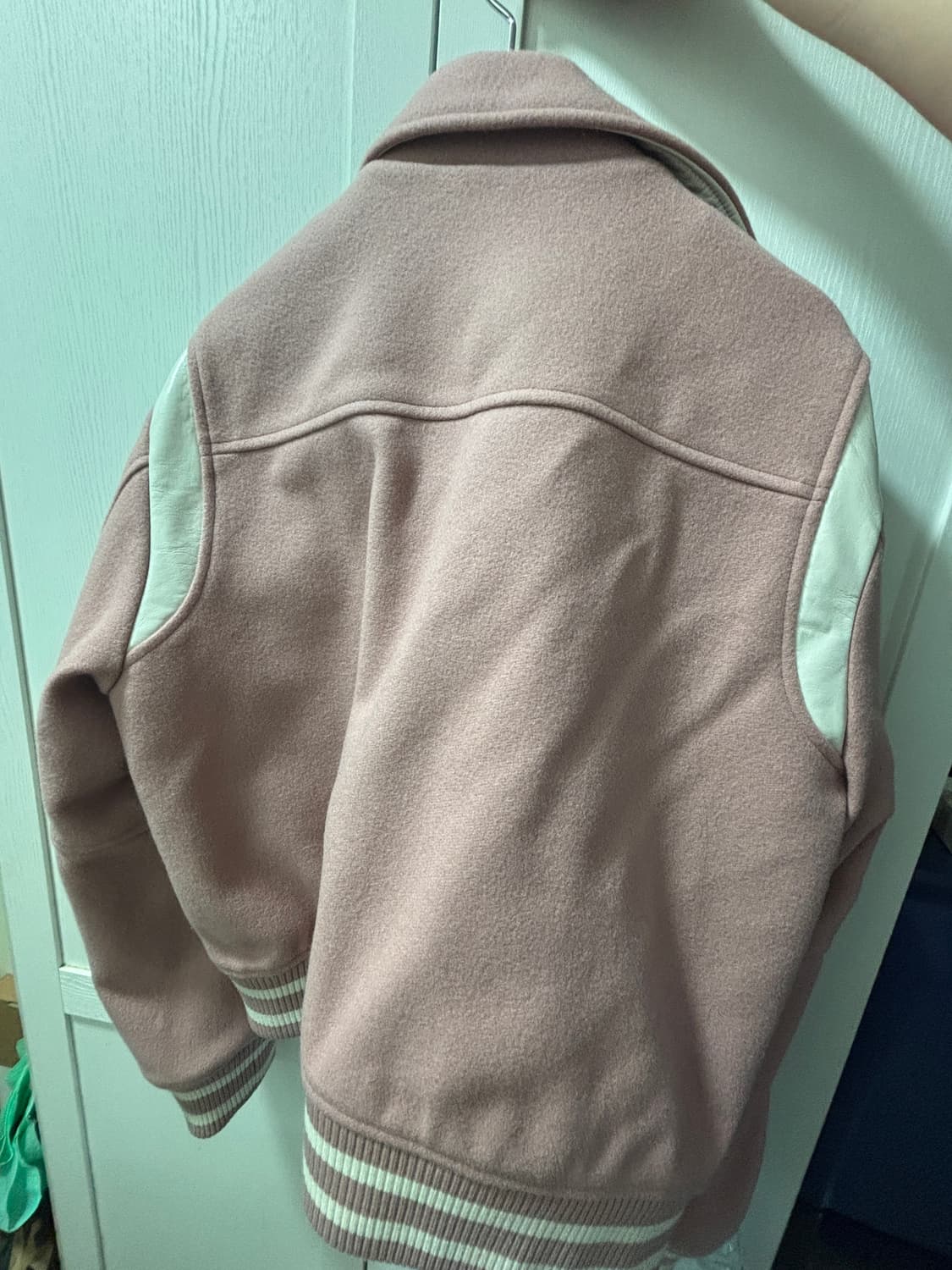 마리떼프랑소와저버 바시티 자켓 핑크 CHAIN LOGO VARSITY J 상품이미지3
