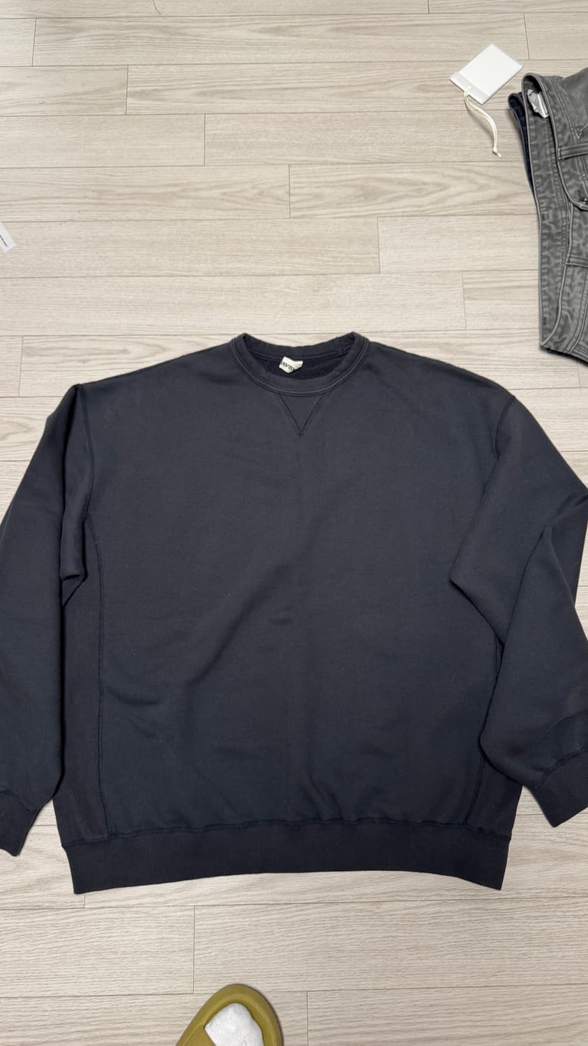 타임리스 스포츠웨어 스웻셔츠 워시드 차콜 3 상품이미지3