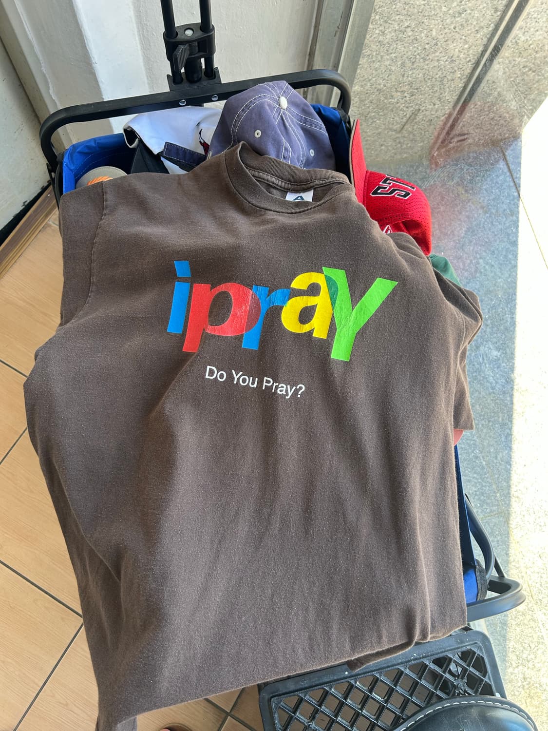 00‘s I pray 이베이 패러디티셔츠 상품이미지1