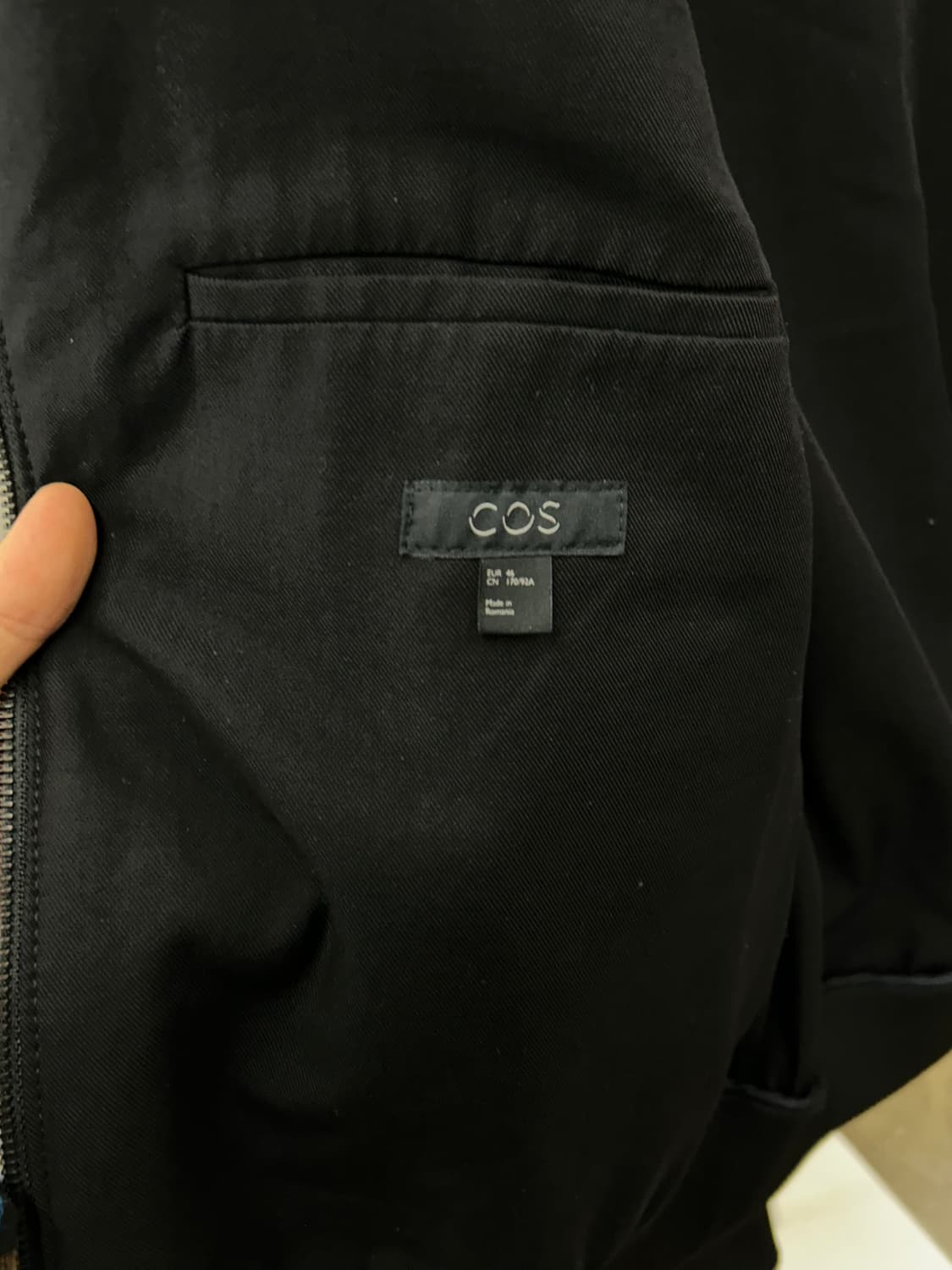 코스(cos) 블랙 봄버 자켓 상품이미지5