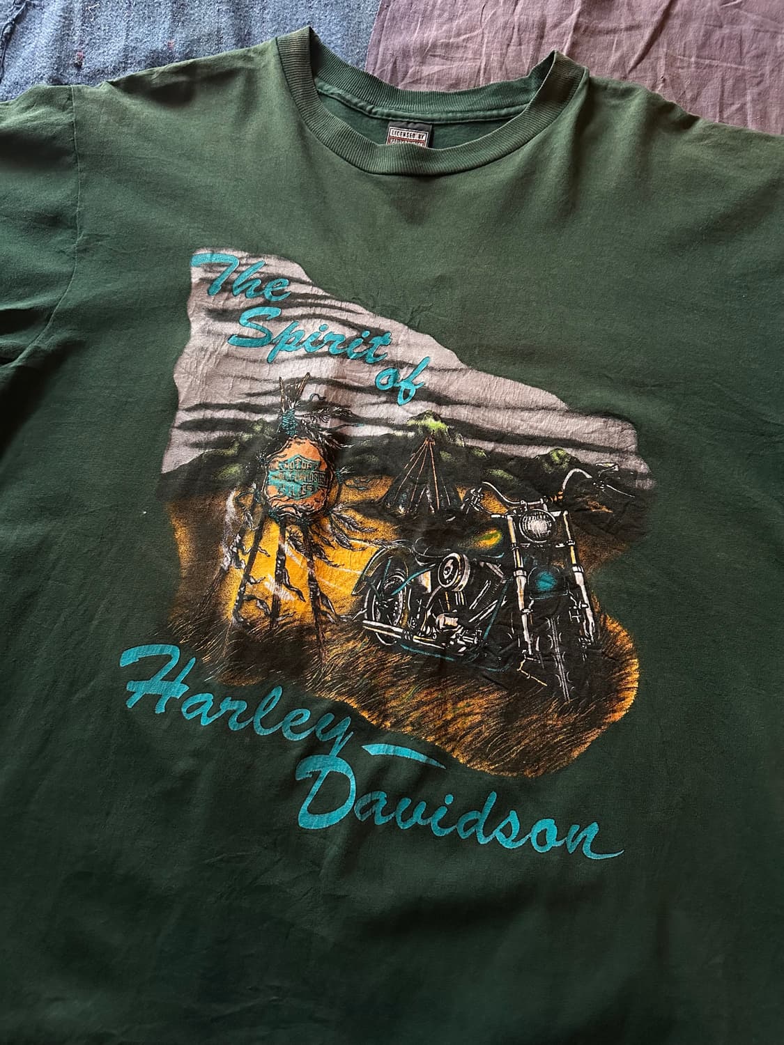 90s USA Vintage Harley Davidson T Shirt 상품이미지2