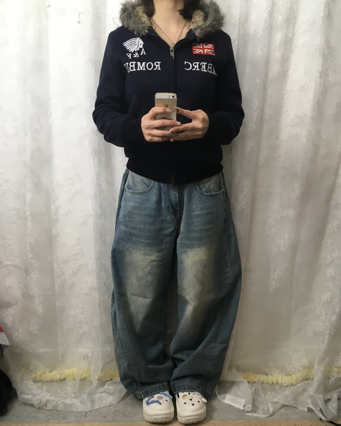 ABERCROMBIE & FITCH WolfJo Hooded ZipUp 상품이미지9