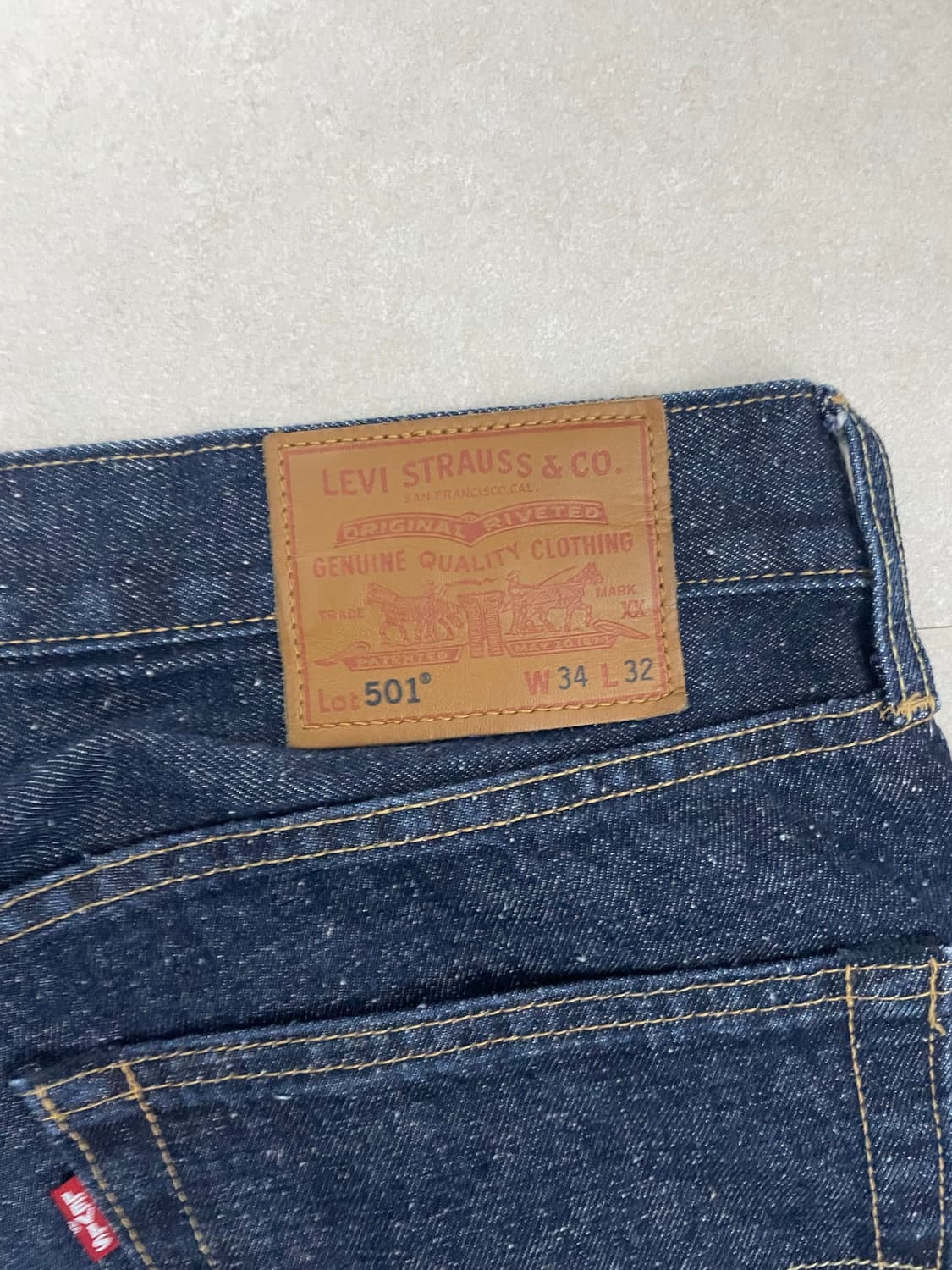 Levi's 501 selvedge denim 상품이미지3