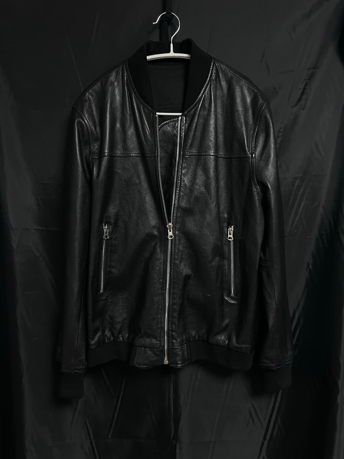 리버시블 레더 MA-1 상품이미지5