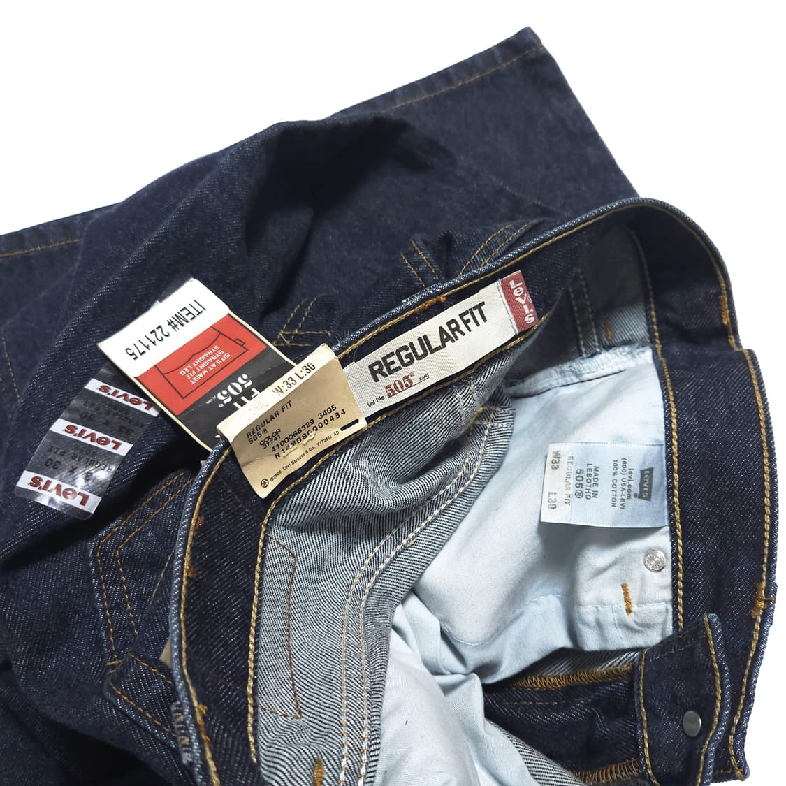리바이스 Levis 505 레귤러핏 데님 팬츠 상품이미지6