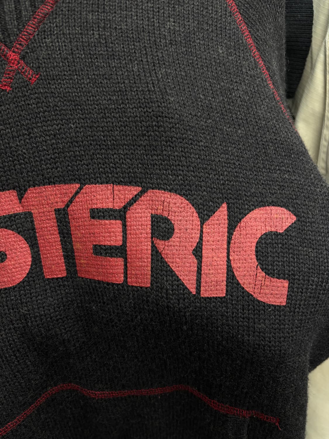 히스테릭 글래머 빅로고 니트 후드 상품이미지6