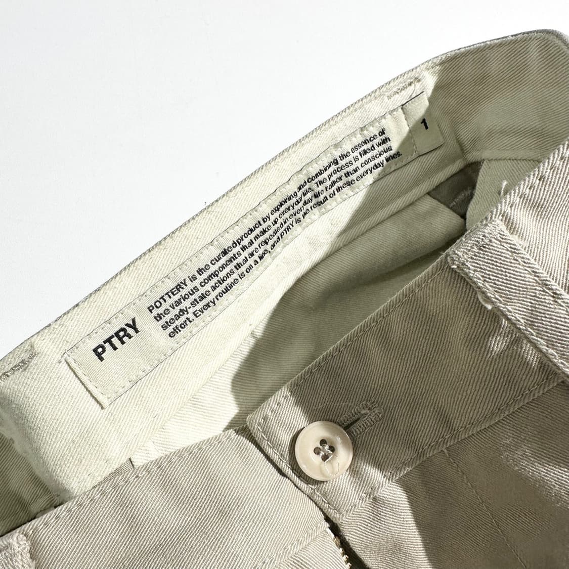 포터리 코튼 치노 팬츠 상품이미지4