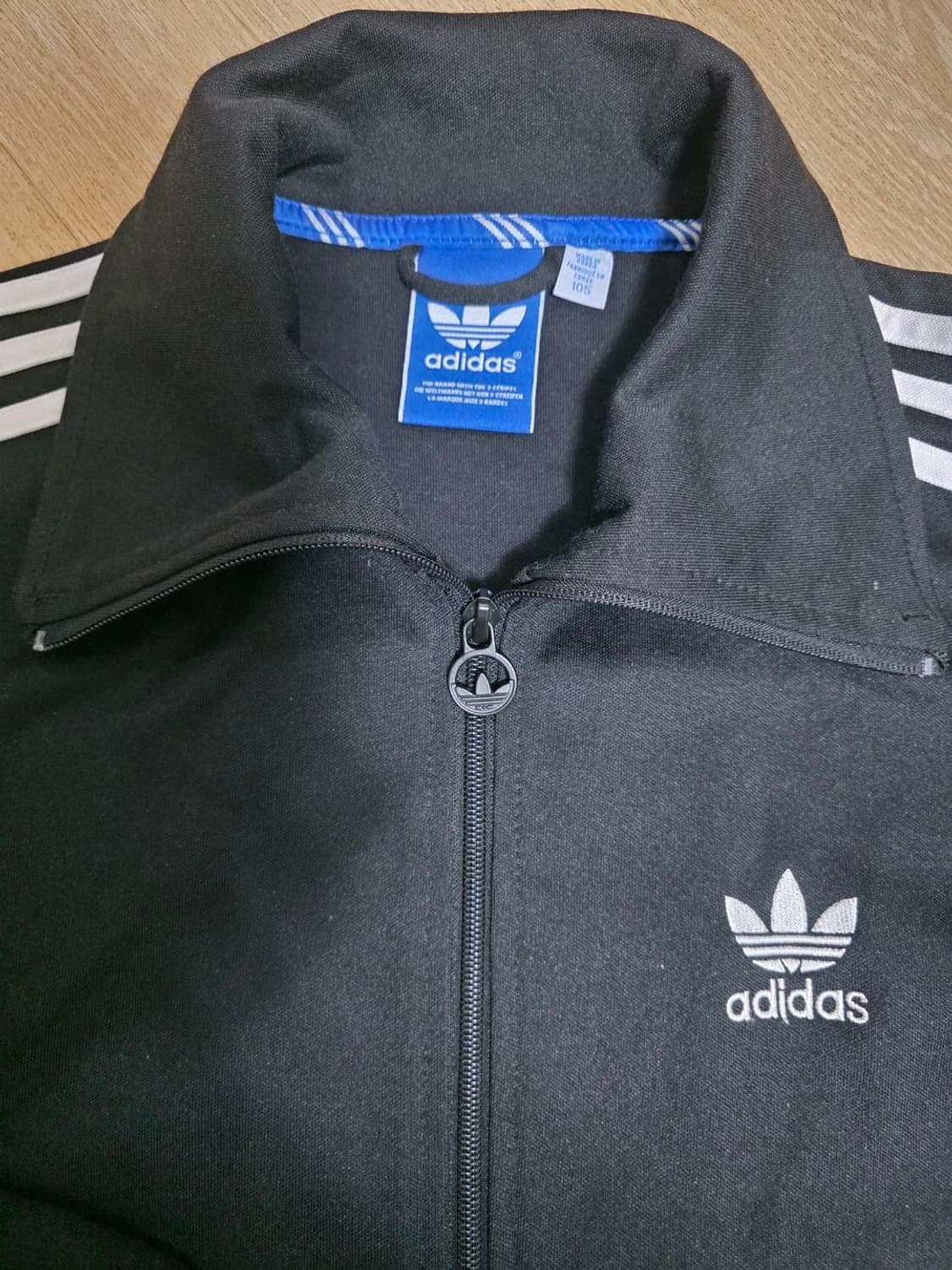 아디다스 유로파 트랙탑 저지 블랙 상품이미지2