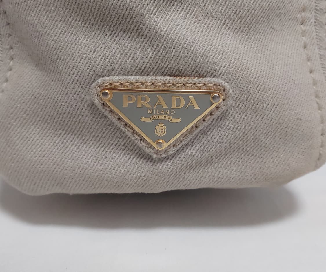 프라다 데님 카나파 캔버스 투웨이백 (정품) 상품이미지4