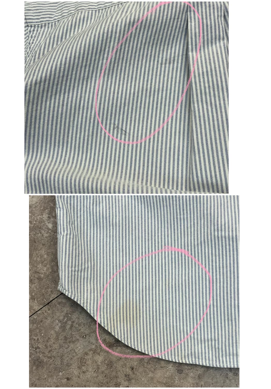 폴로 랄프로렌 스트라이프 셔츠 스카이블루 #csz3085  상품이미지8