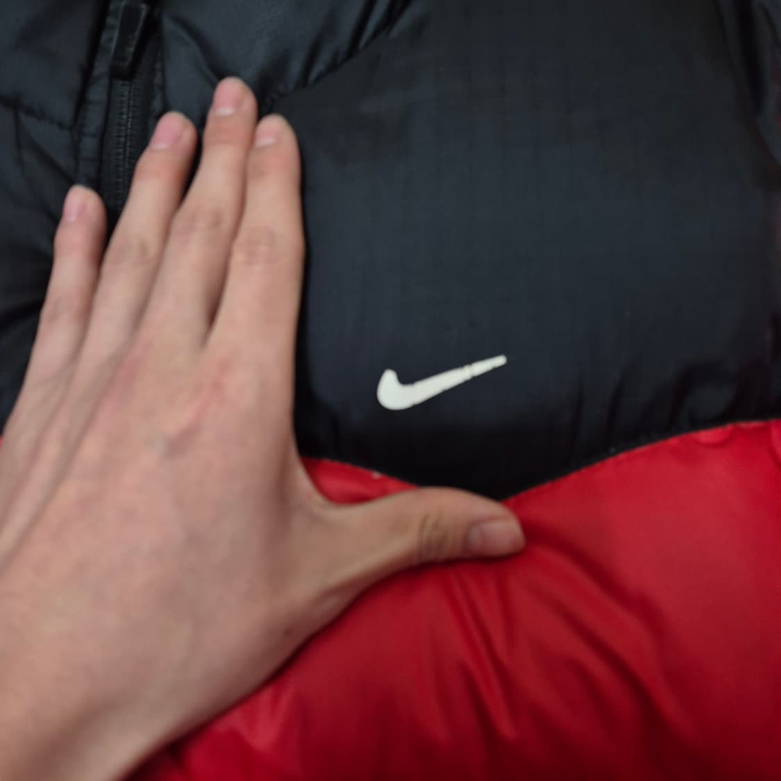 나이키 리버시블 배색 덕다운 패딩 점퍼 M(95) 상품이미지4