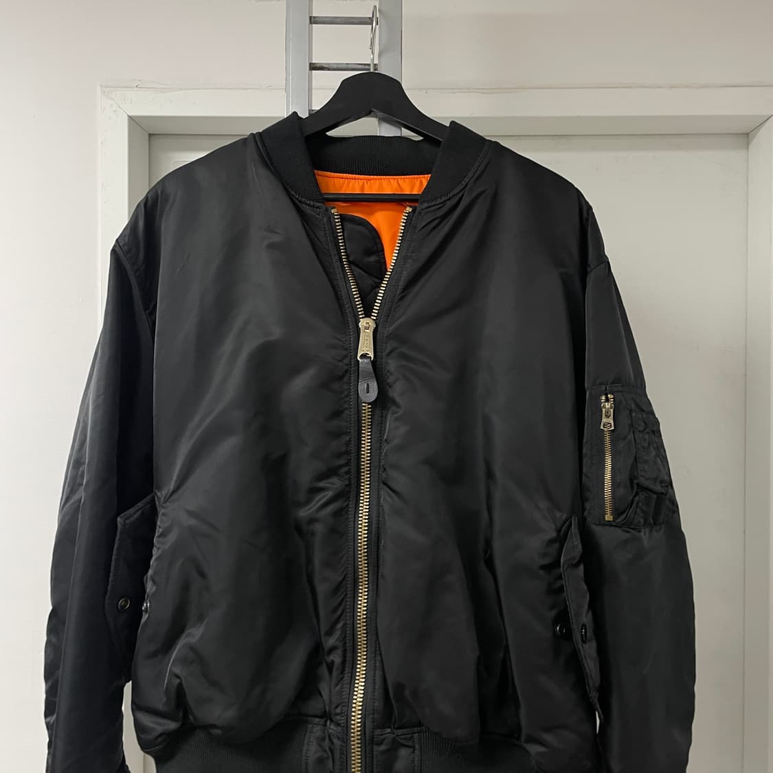 알파인더스트리 ma-1 항공 자켓 블랙 XL 상품이미지2