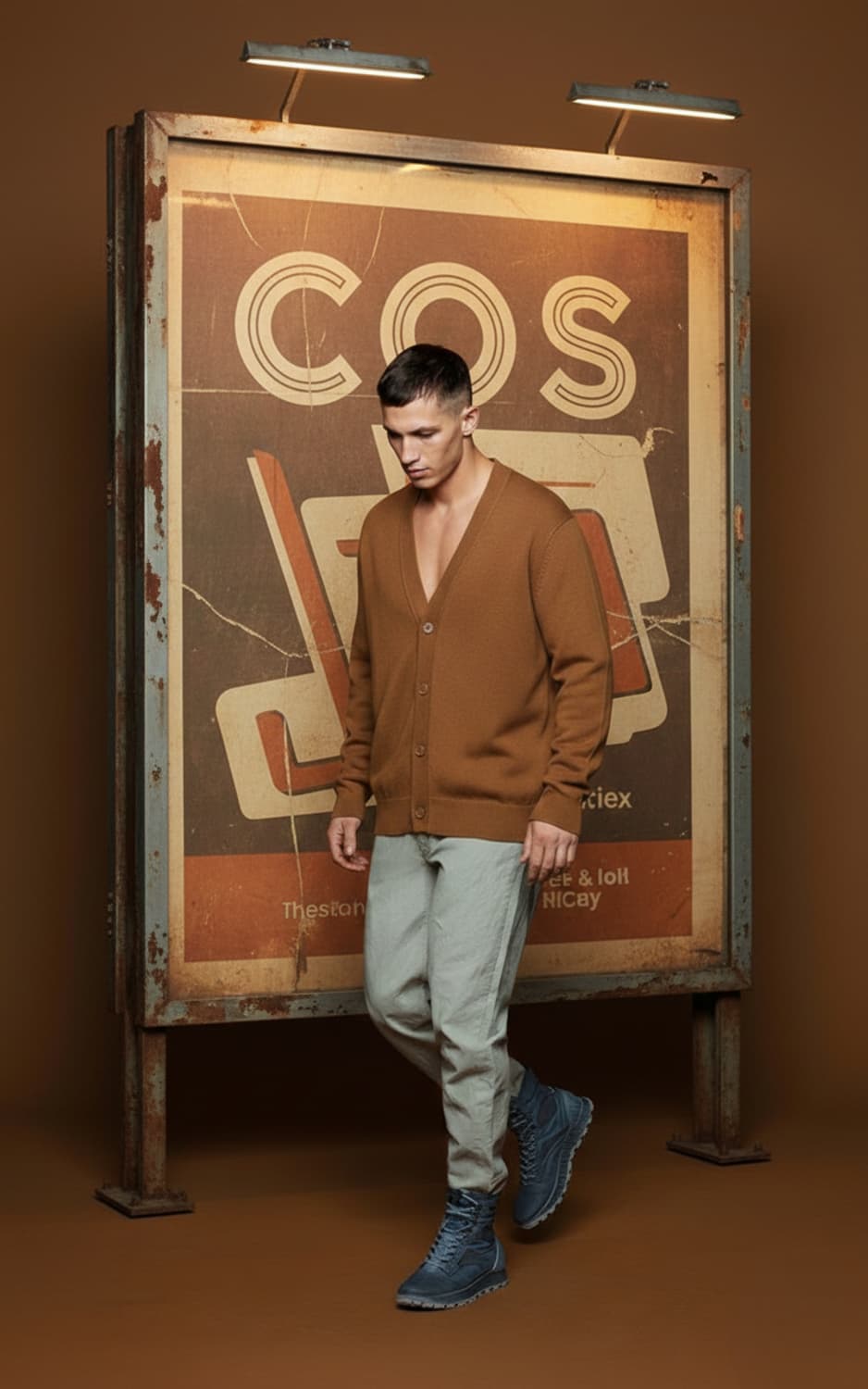 (새상품)100.COS 헤비울 가디건 상품이미지1