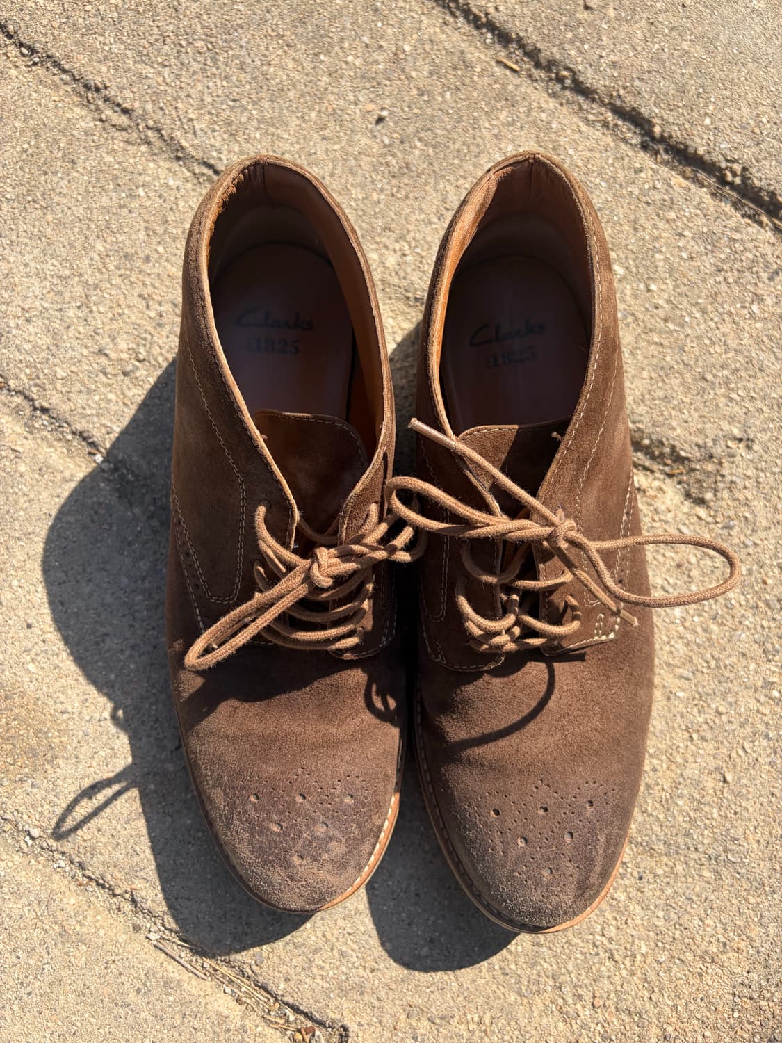 Clarks 브라운 스웨이드 데저트 부츠 265mm 상품이미지7