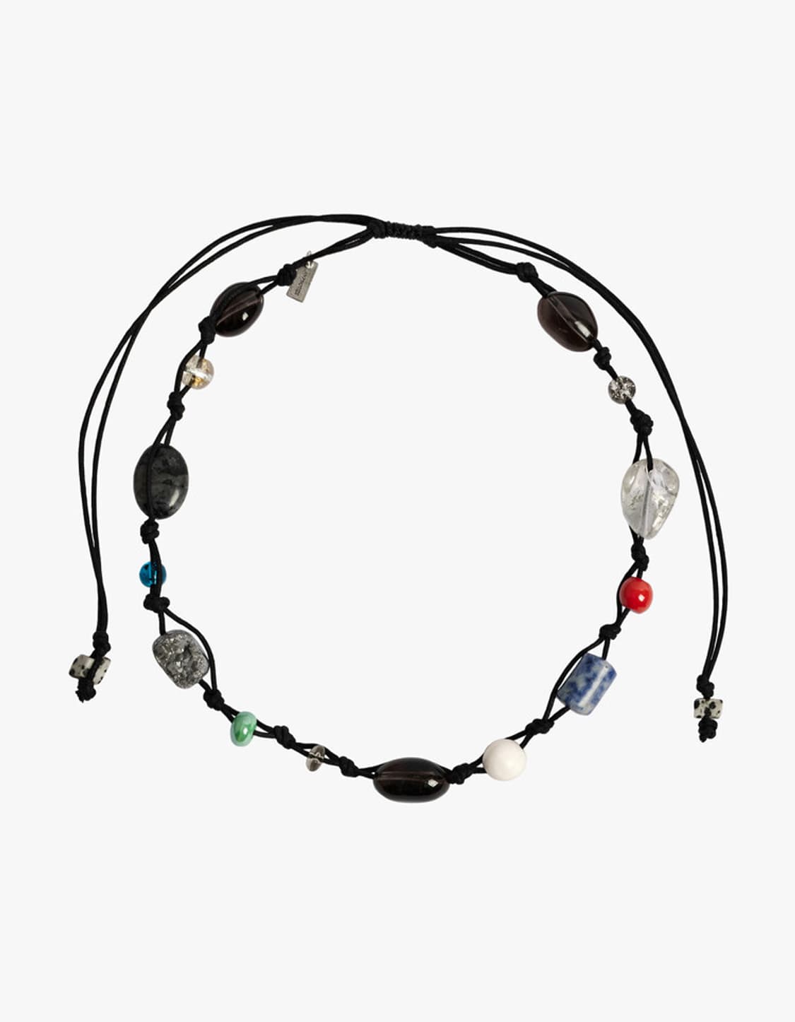 HYPNOTIZE Gemstone String Necklace (BK) 상품이미지1
