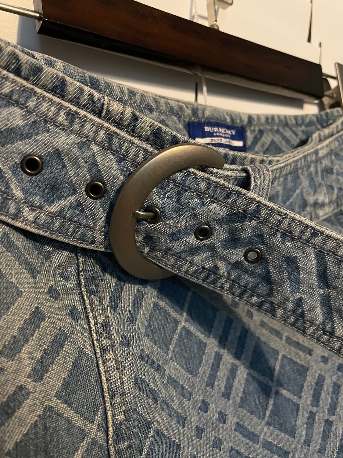 버버리 블루라벨 데님 스커트 상품이미지7