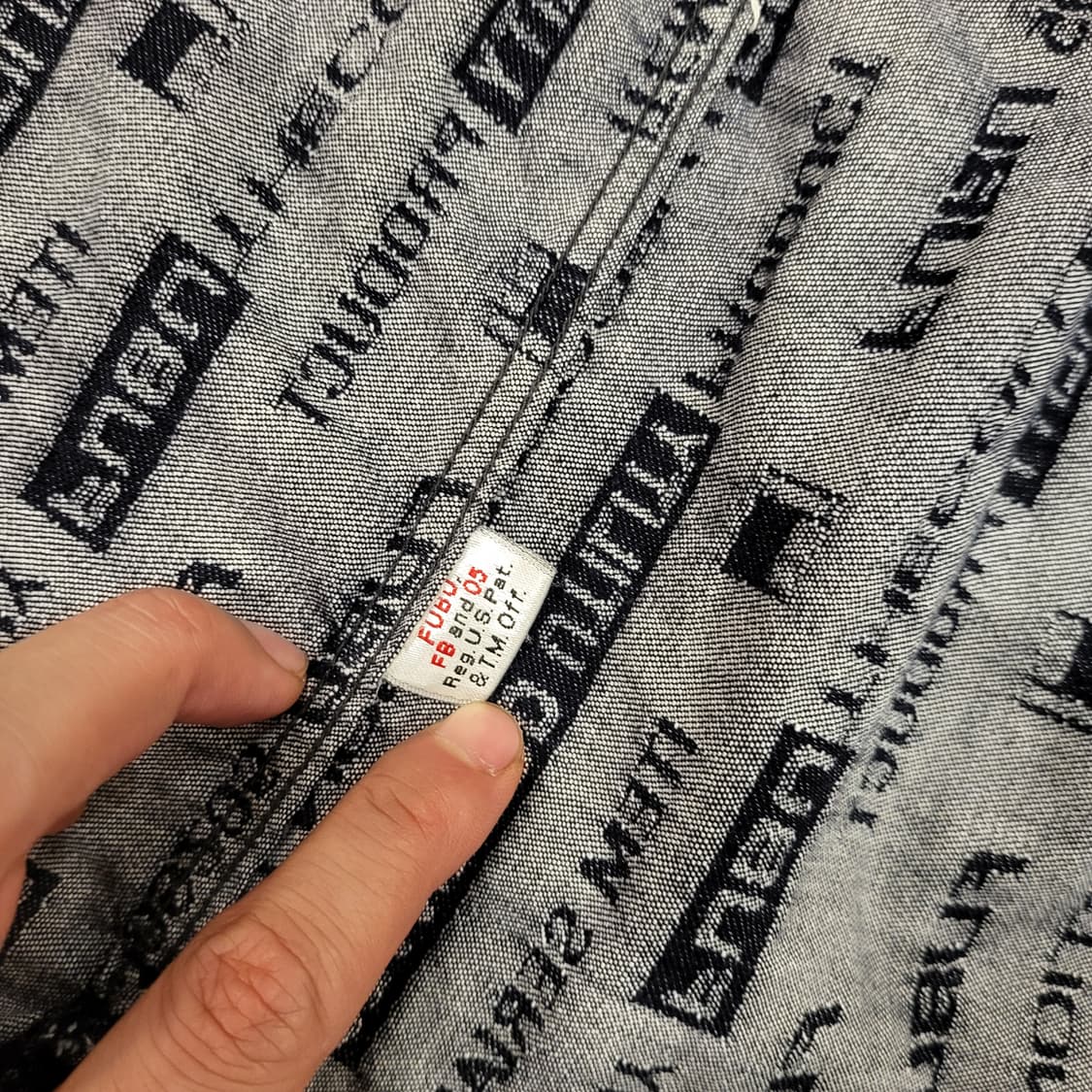 00s FUBU 데님 셔츠 (XL) 상품이미지8