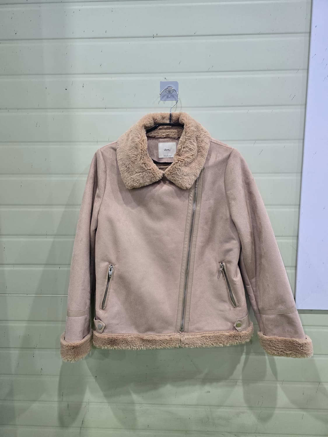 Roem 뽀글이 무스탕 아이보리 상품이미지1