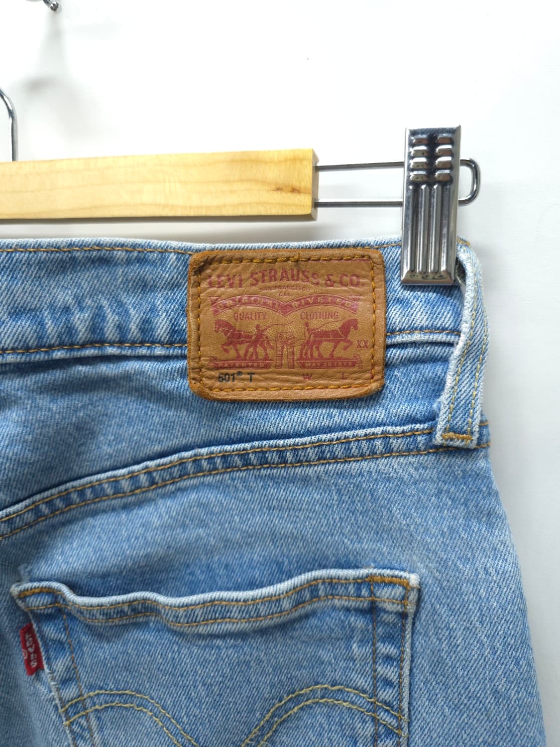 리바이스 501 테이퍼드 연청 ( 여성26~27 ) 상품이미지7