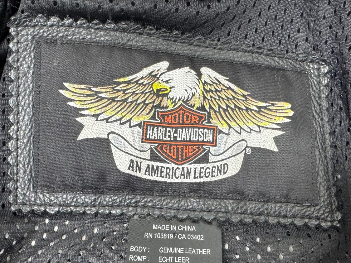 •HARLEY-DAVIDSON 100주년 기념 레더 라이딩 자켓  상품이미지5