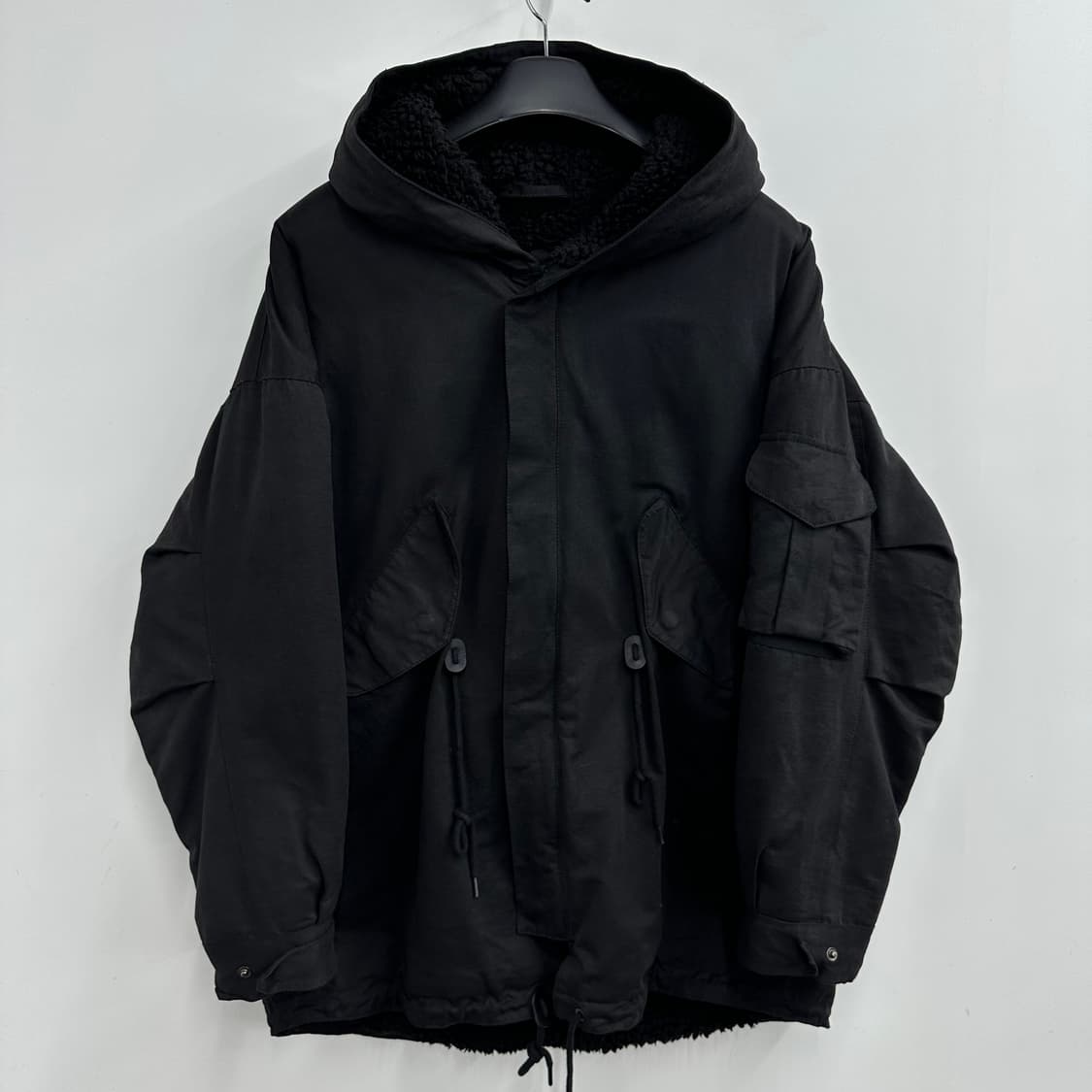 95 자라 남자 안감 뽀글이 야상 점퍼 상품이미지1