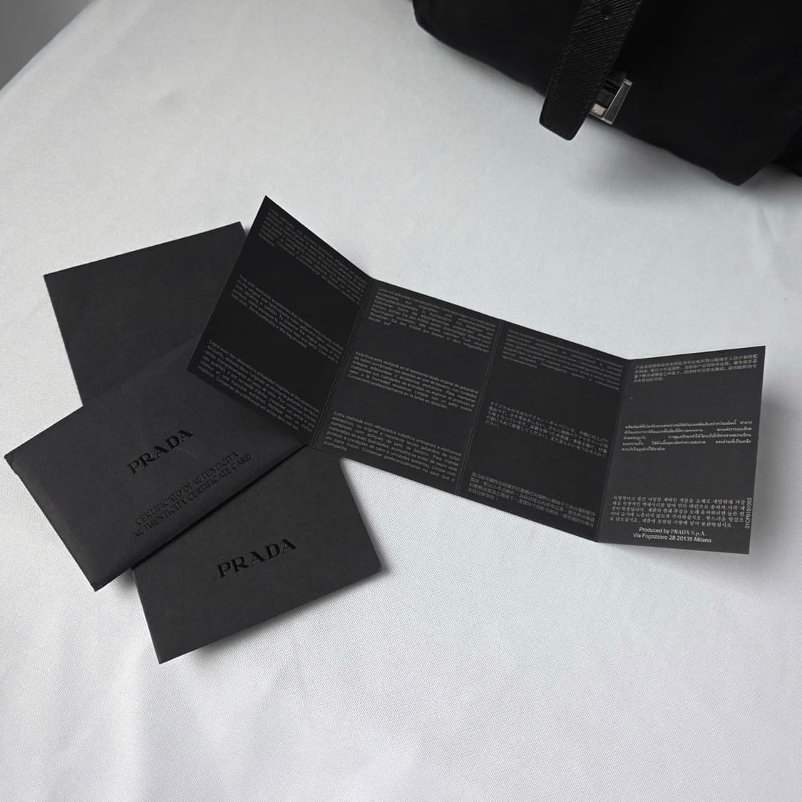 [정품  PRADA] 프라다 사피아노 나일론 크로스백 주우재백 남녀공용 상품이미지9