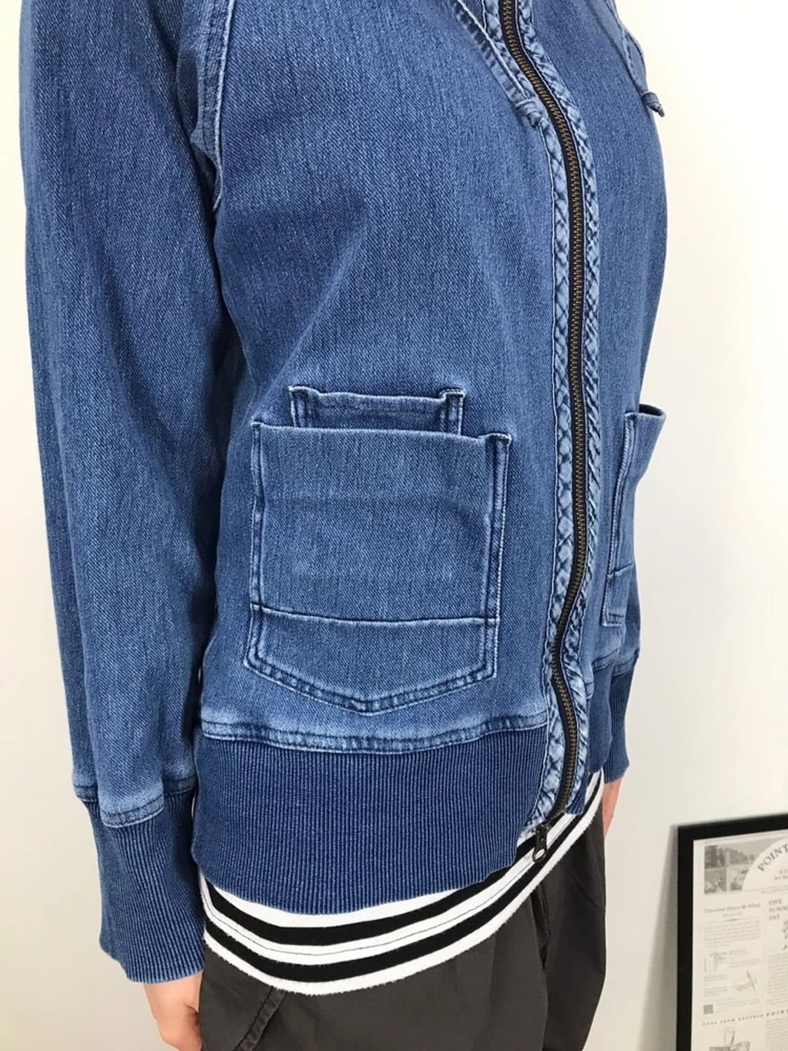 Westwood Outfitters Denim Zip Hoodie 상품이미지3