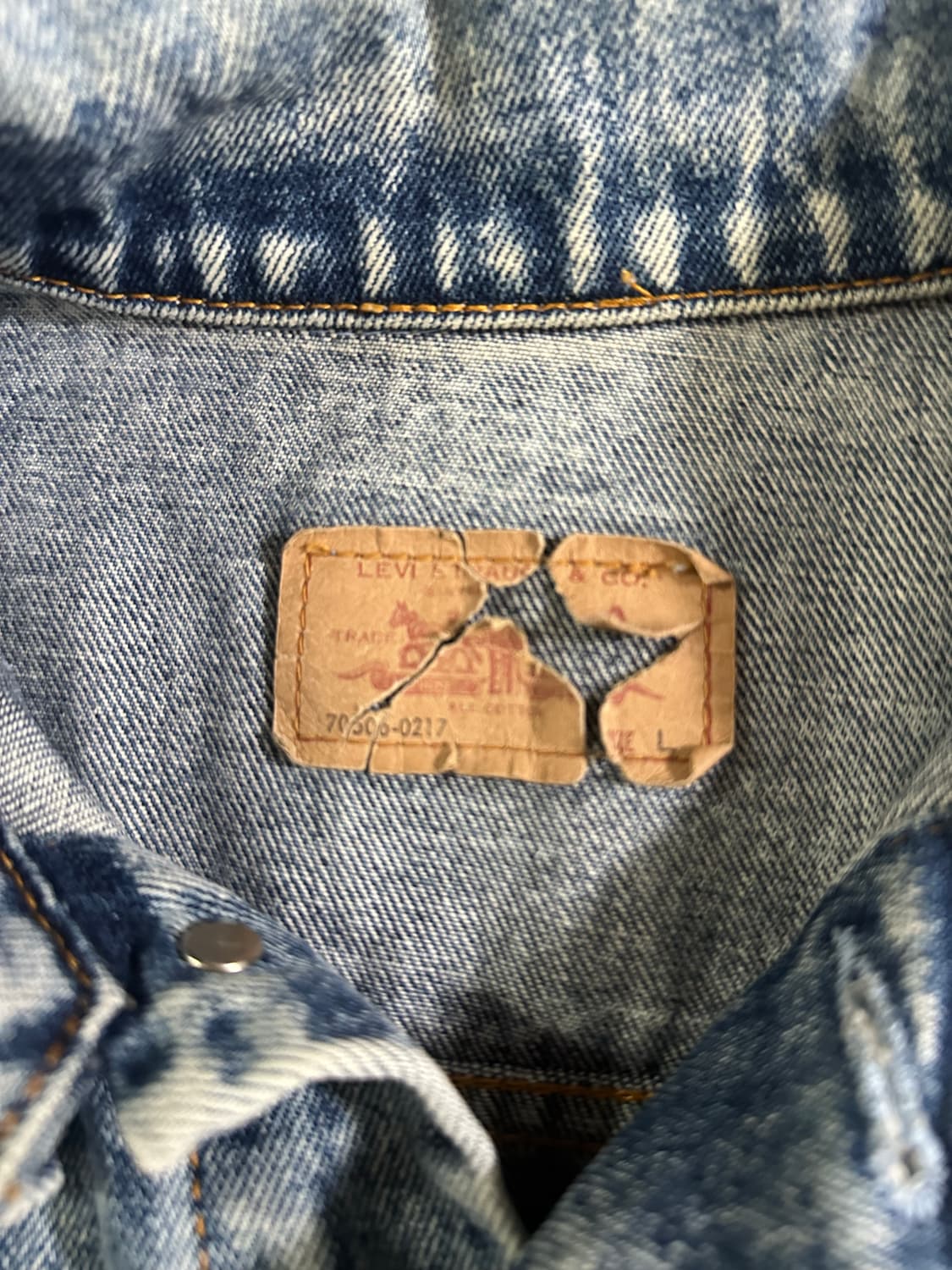 90s Levi's 타입3 70506 상품이미지5