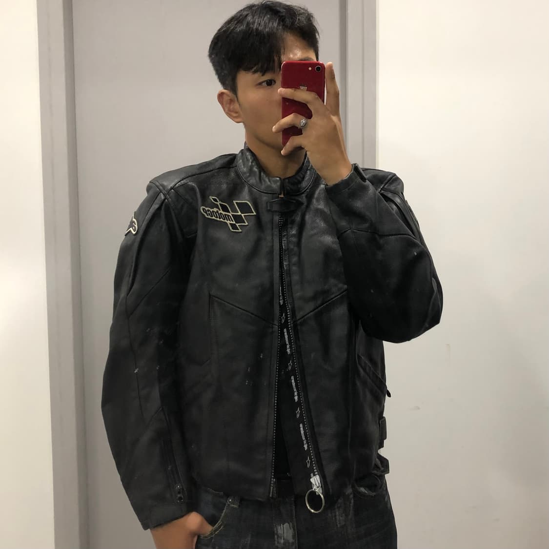 알파인스타 소가죽 모토사이클 레더 바이커 자켓 상품이미지1