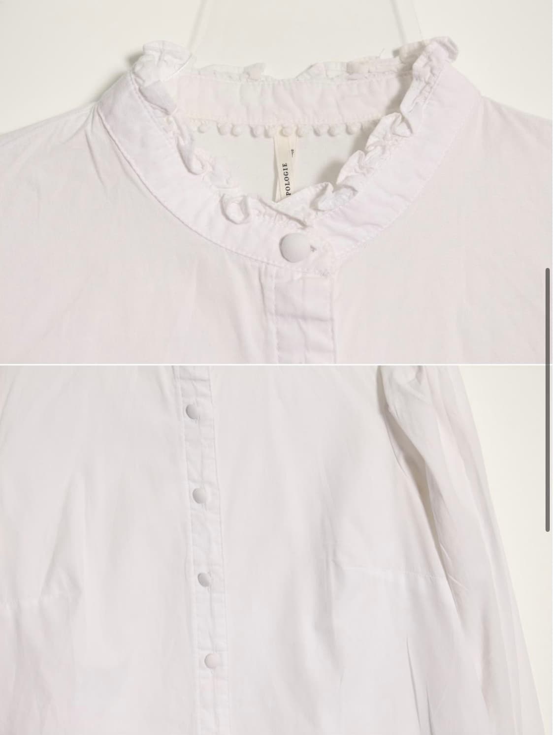 lace cotton shirt 상품이미지2