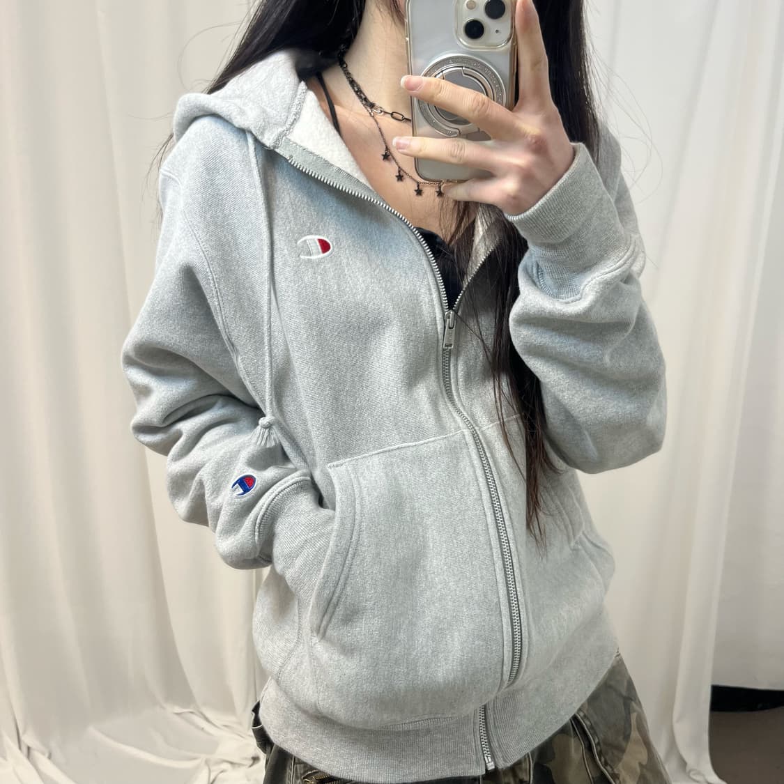 Champion Reverse Weave Hood Zip-Up 상품이미지3