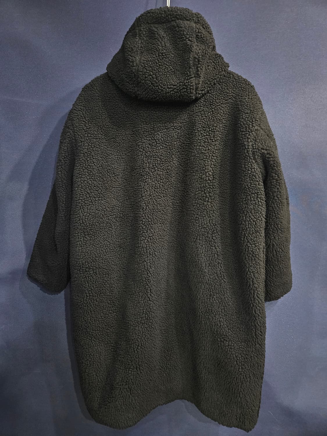 FRJ JEANS 블랙컬러 남성 오버핏 100 롱 뽀글이  상품이미지2