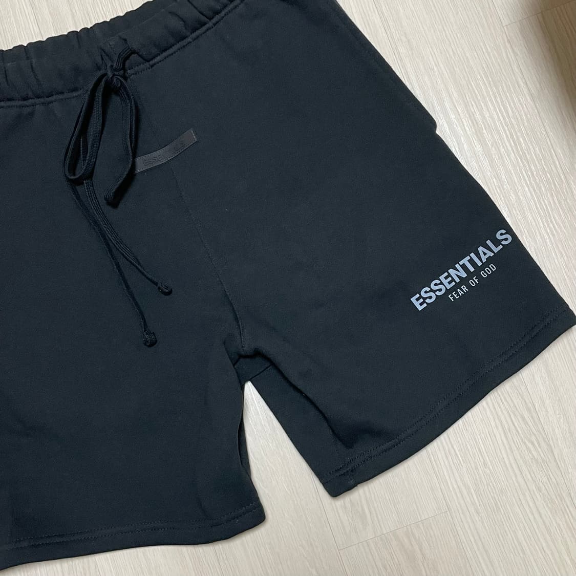 피어오브갓 에센셜 기모 반바지 팬츠 블랙 상품이미지2