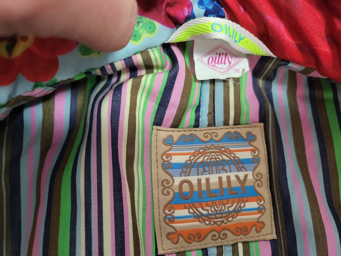 오일릴리 정품 플라워 패턴 후드 패딩 조끼 상품이미지9