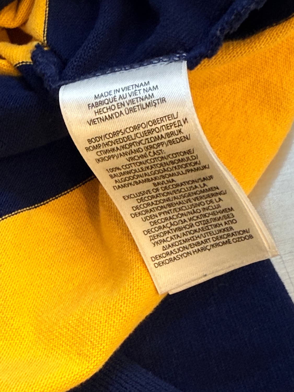 폴로 랄프로렌 클래식 핏 스트라이프 럭비 셔츠 상품이미지5