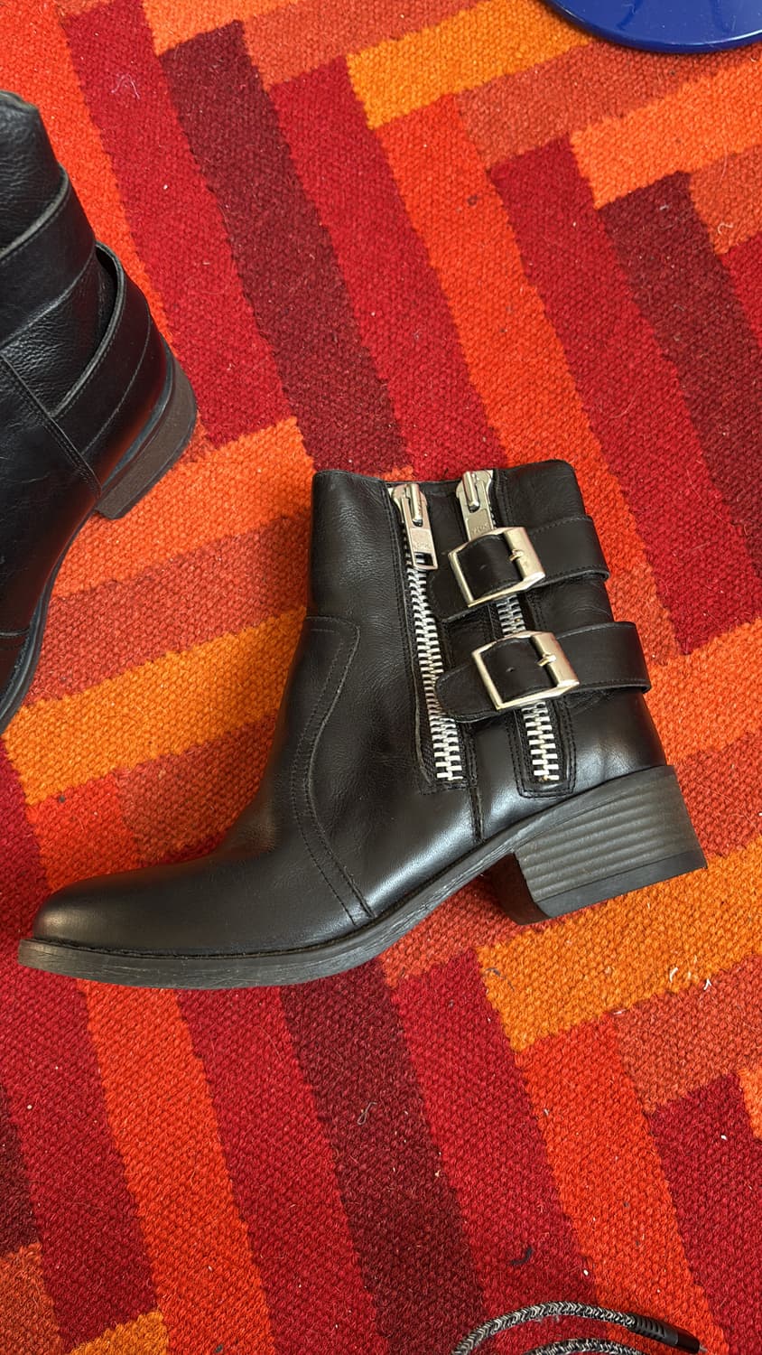 Double Zipper Boots 상품이미지3