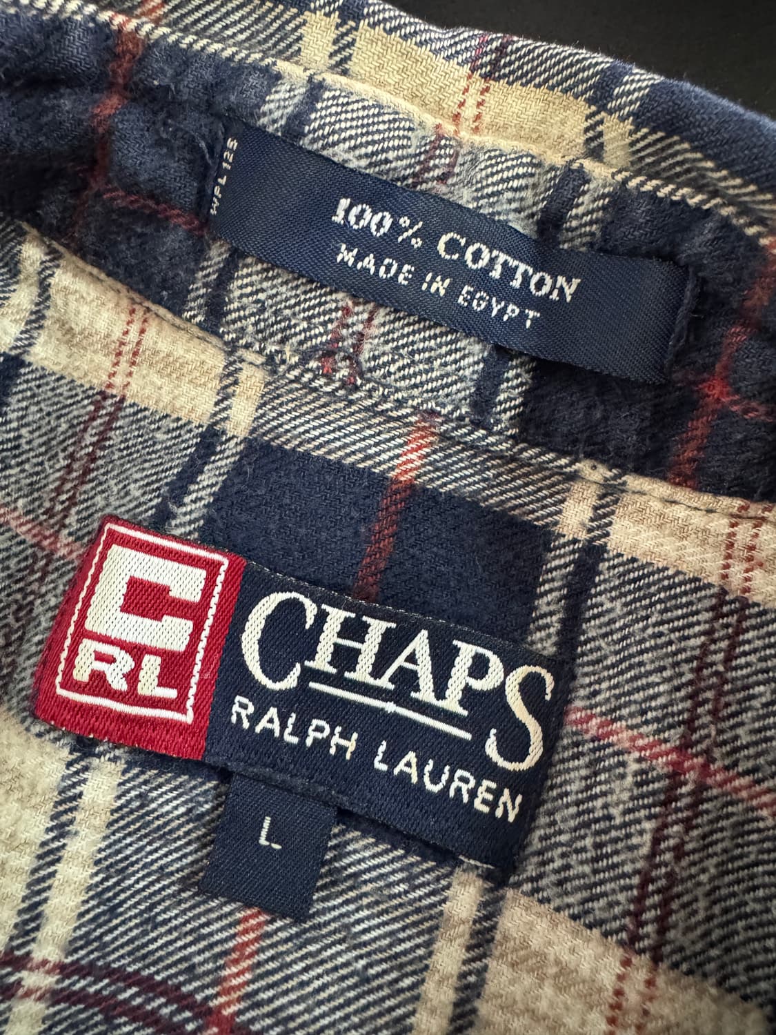 희귀!! 챔스 x 폴로 랄프로렌 타탄 플란넨 오버핏 체크셔츠 상품이미지4