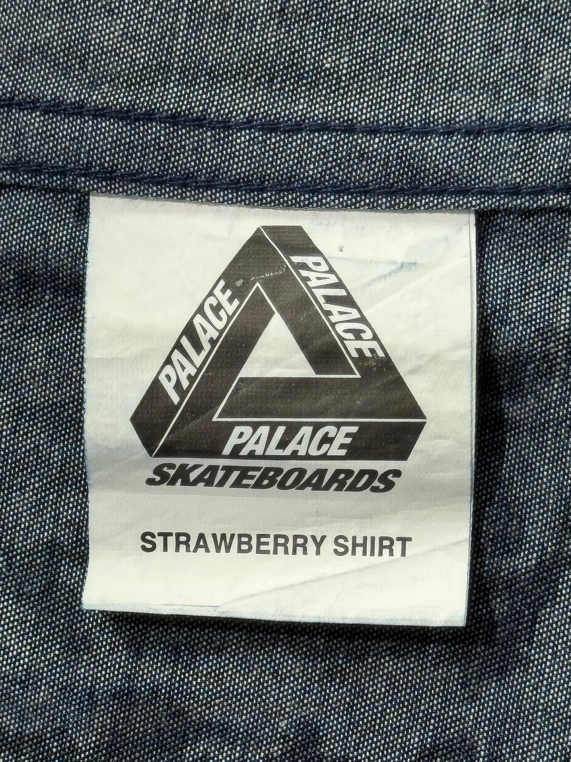 팔라스 스트로베리 엠브로이더리 데님 셔츠 인디고 상품이미지6