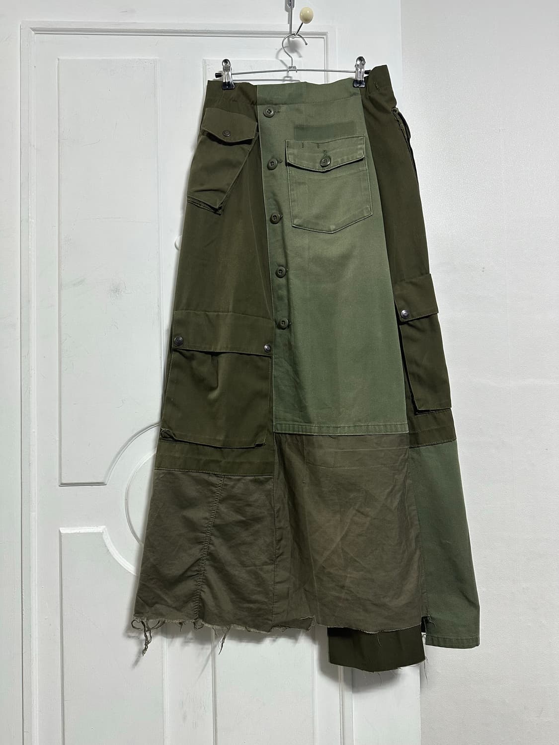 올리언스 ORLEANS 밀리터리 리워크 스커트 상품이미지1