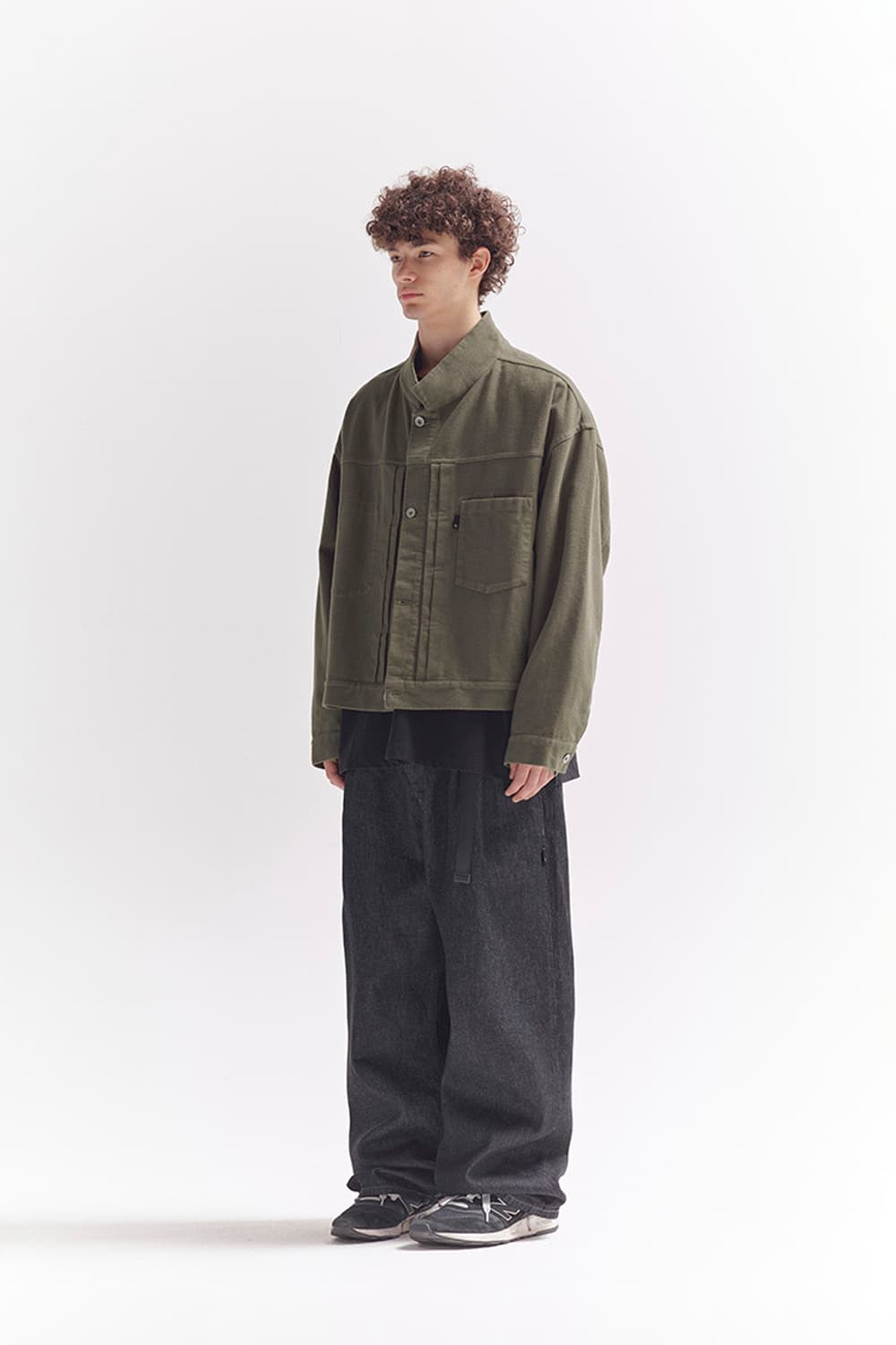 [3] moif 모이프 트러커 블루종 올리브 상품이미지9