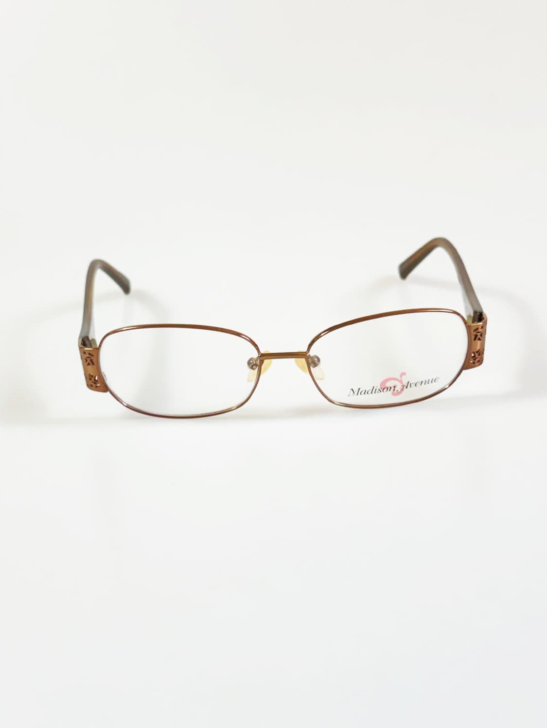 MADDISON AVENUE 슬림 스퀘어 메탈 빈티지 안경 상품이미지1