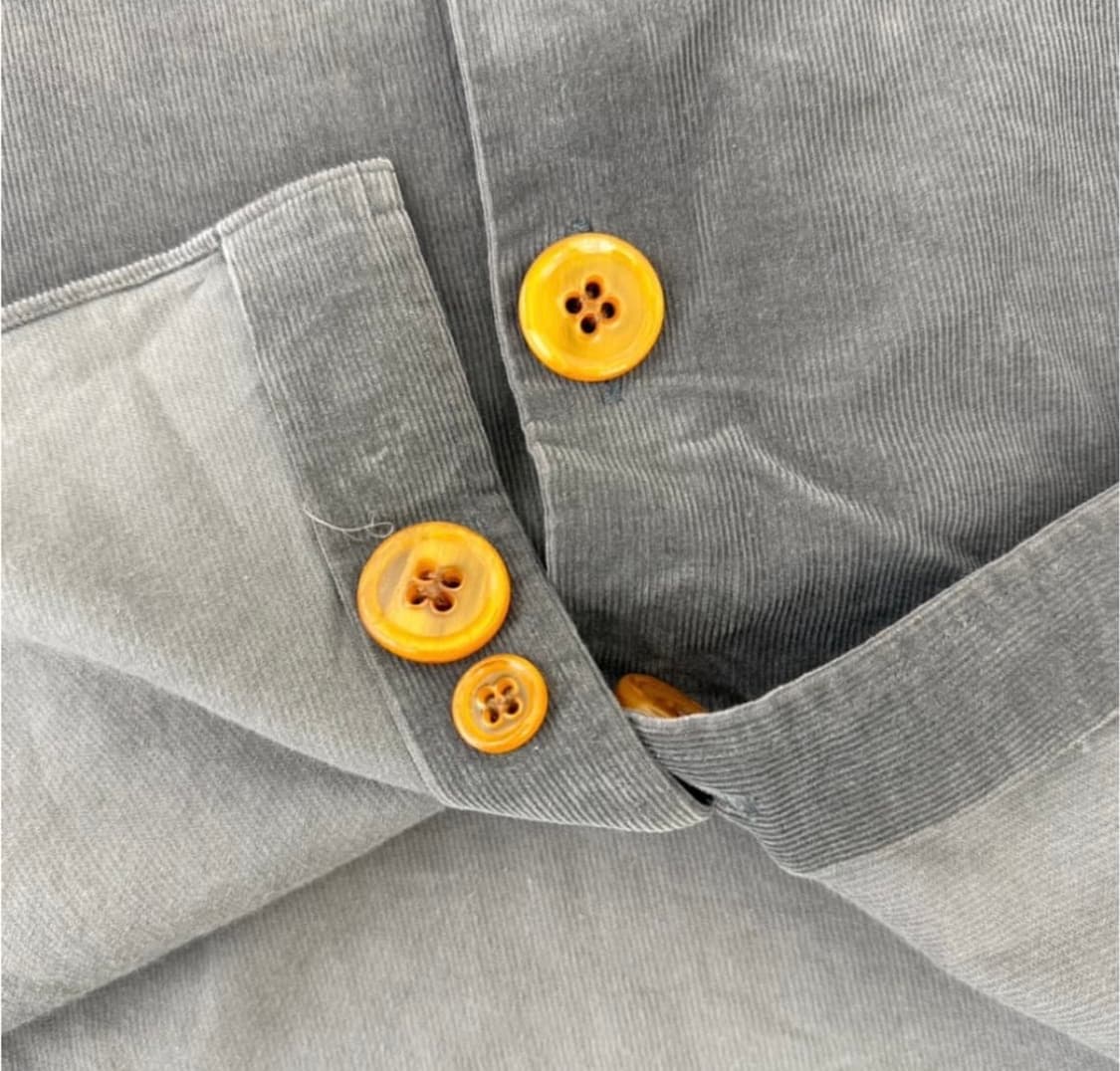 00s 꼼데가르송 옴므플러스 빅 버튼 코듀로이 셔츠 상품이미지5