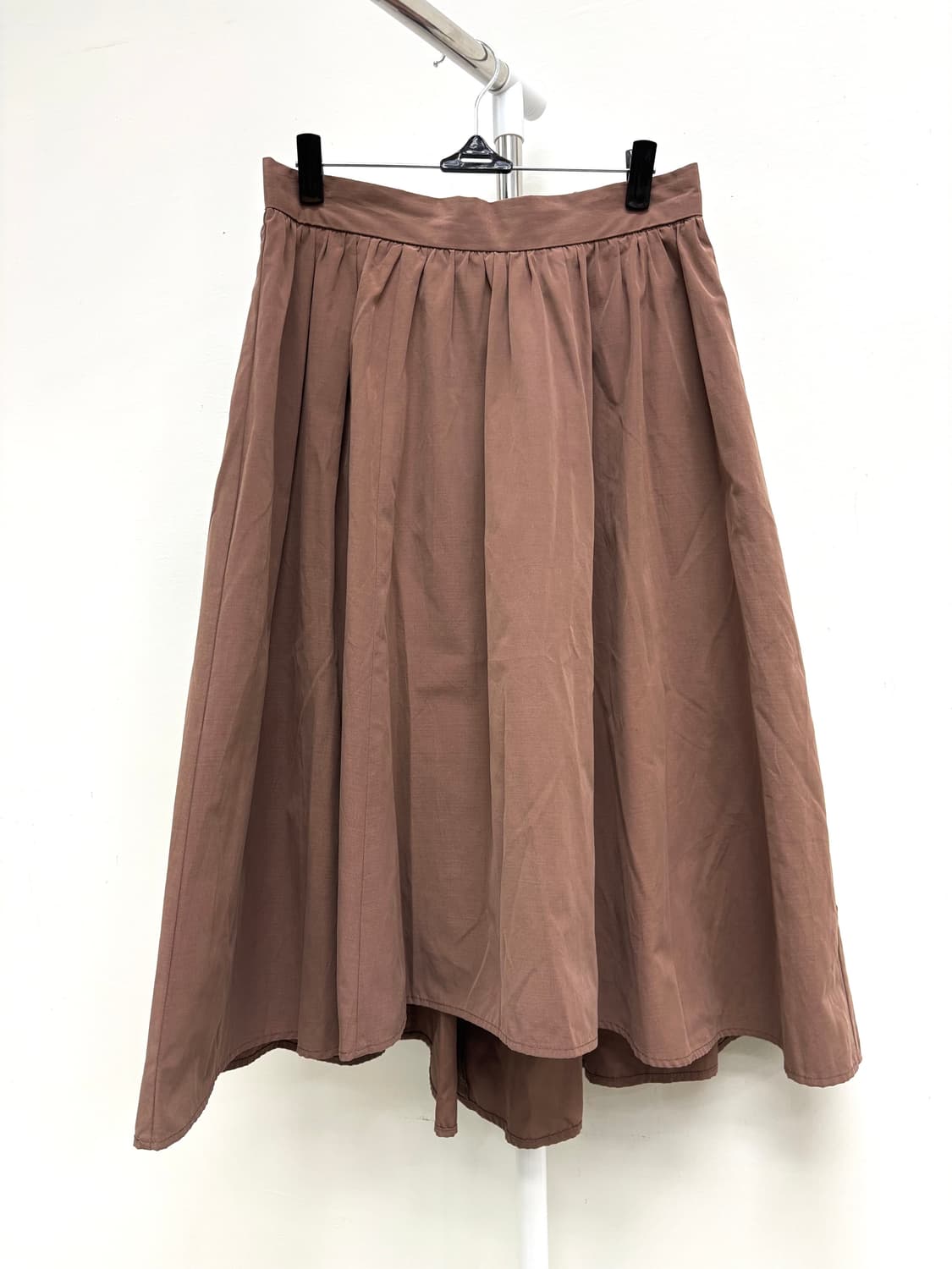 빈티지 브라운 미디 스커트 상품이미지4