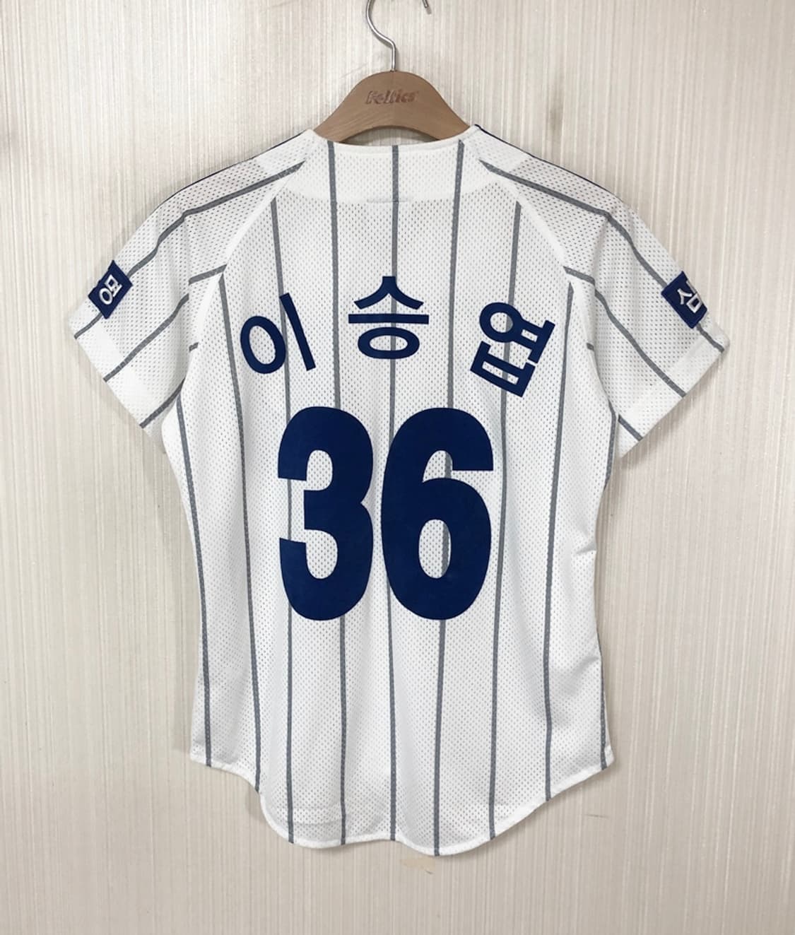 KBO 삼성라이온즈 (왕조) 홈유니폼/져지 9호(80) #36 이승엽 상품이미지8