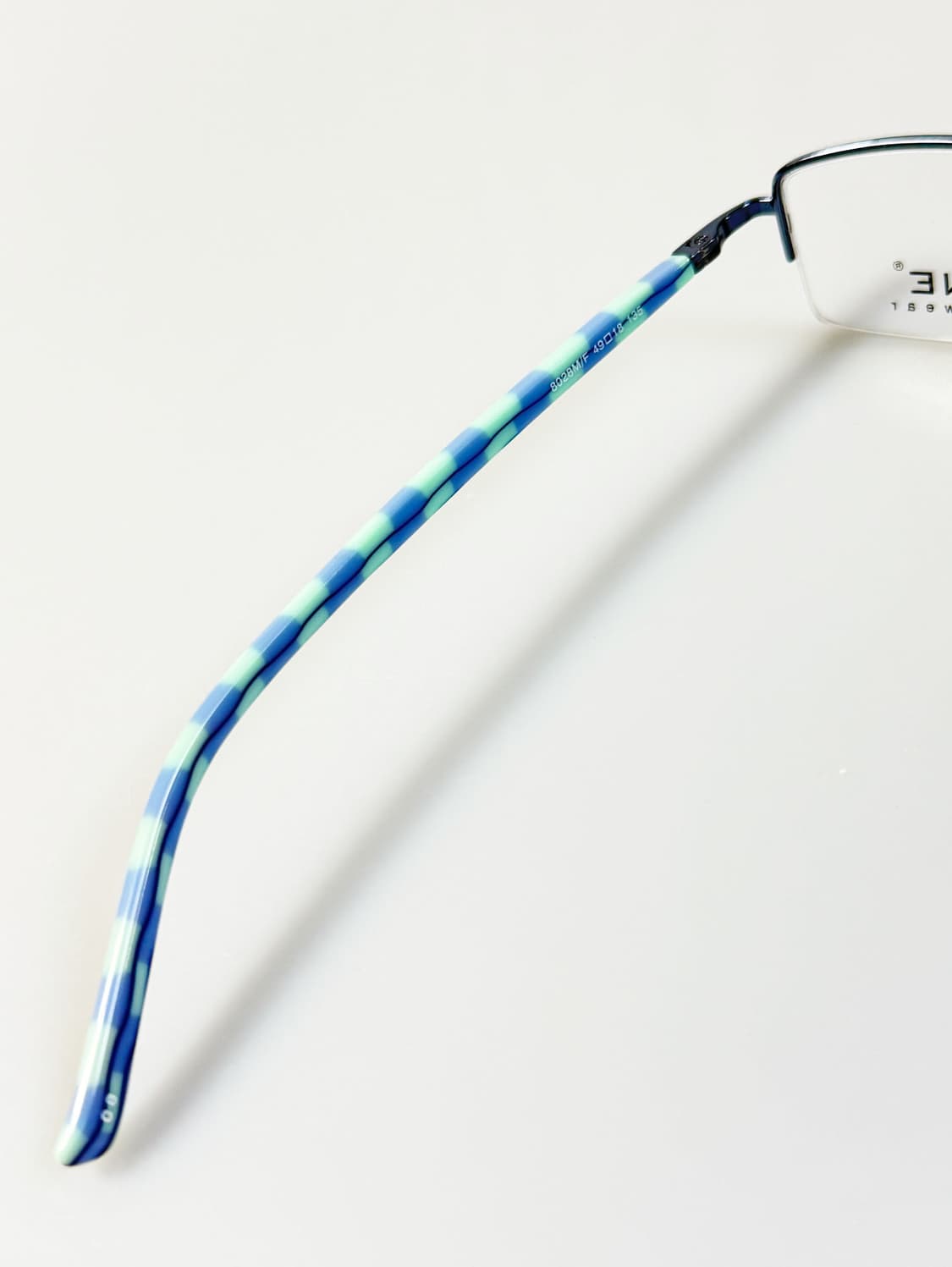 A.ONE 반무테 스퀘어 메탈 프레임 빈티지 안경 상품이미지7